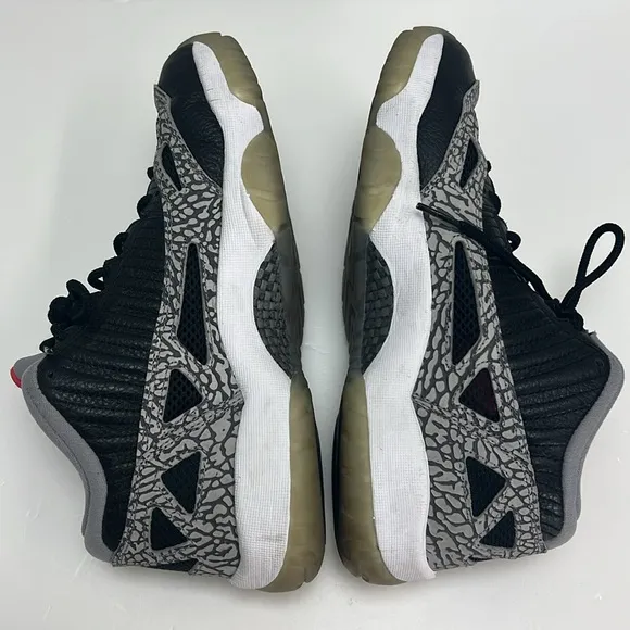 Air Jordan 11 Retro Low IE Black Cement Mens 7.5 Nike Basketball Shoes Sneakers