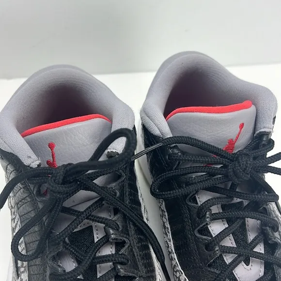 Air Jordan 11 Retro Low IE Black Cement Mens 7.5 Nike Basketball Shoes Sneakers
