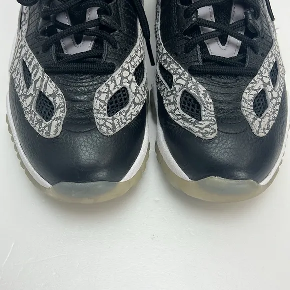 Air Jordan 11 Retro Low IE Black Cement Mens 7.5 Nike Basketball Shoes Sneakers