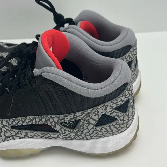 Air Jordan 11 Retro Low IE Black Cement Mens 7.5 Nike Basketball Shoes Sneakers