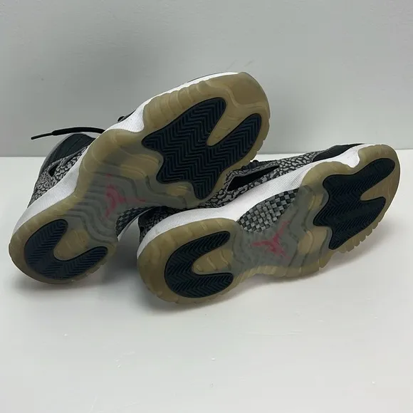 Air Jordan 11 Retro Low IE Black Cement Mens 7.5 Nike Basketball Shoes Sneakers