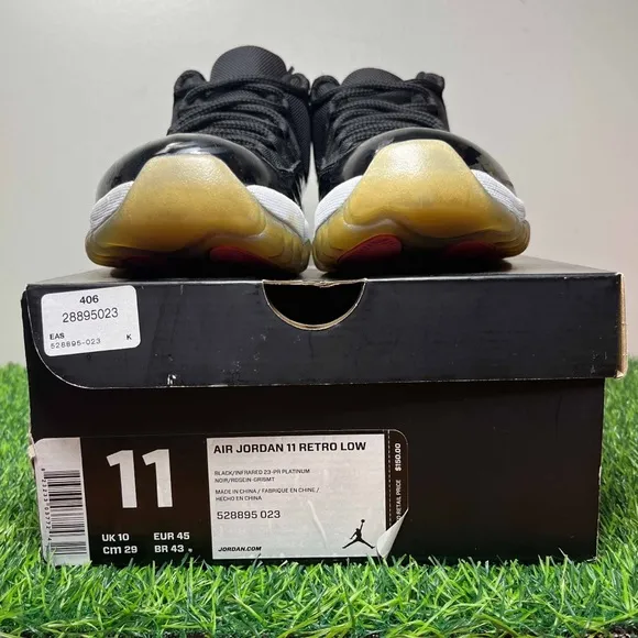 Air Jordan 11 XI Retro Low Infrared 23 Black