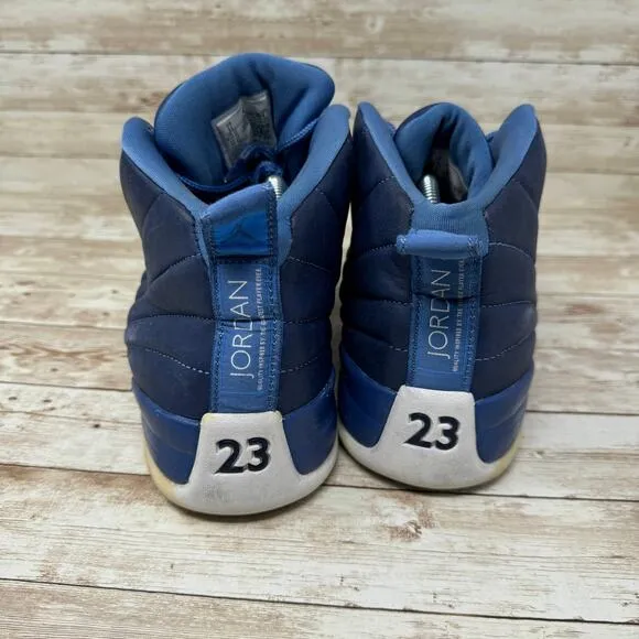 Air Jordan 12 Retro Indigo DB5595-404 Legend Blue Basketball Shoes Men's Size 11