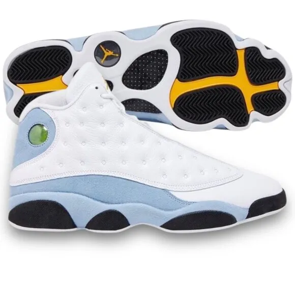 Air Jordan 13 Retro Blue/Grey Mens Basketball Shoes Size 10.5 414571170 (NEW)