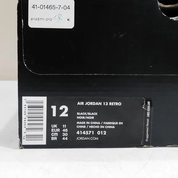 Air Jordan 13 Retro Cap And Gown Mens Size 12 With Box Some Wear See Desc