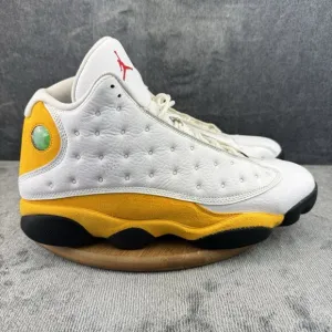 Air Jordan 13 Retro Del Sol Shoe Men Size 14 White Basketball Sneaker No Insoles