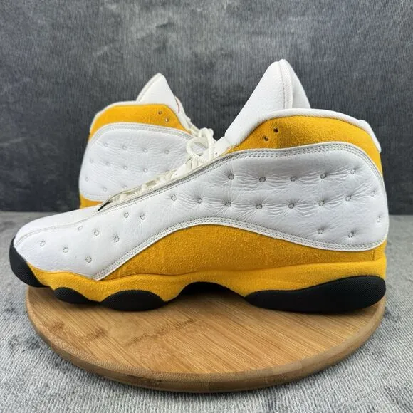 Air Jordan 13 Retro Del Sol Shoe Men Size 14 White Basketball Sneaker No Insoles