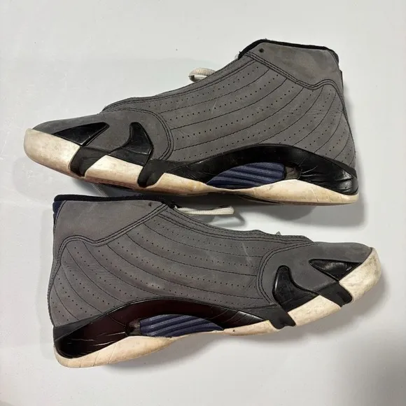 AIR JORDAN 14 RETRO 'GRAPHITE NAVY' Mens 9 Nike Basketball‎ 2011 Y2K Skater