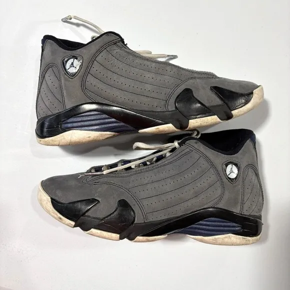 AIR JORDAN 14 RETRO 'GRAPHITE NAVY' Mens 9 Nike Basketball‎ 2011 Y2K Skater
