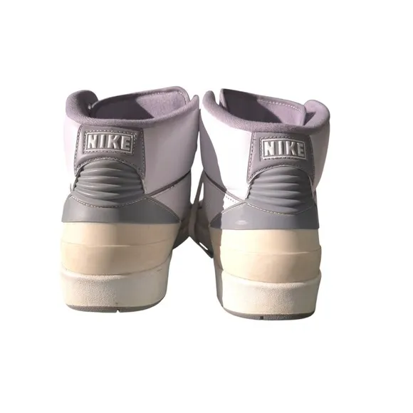Air Jordan 2 Retro High Mens Athletic Shoes Size 14 White Cement DR8884-100