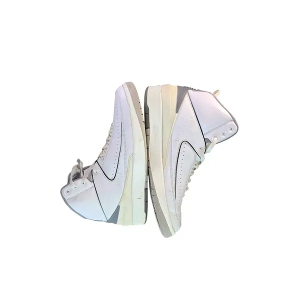 Air Jordan 2 Retro High Mens Athletic Shoes Size 14 White Cement DR8884-100