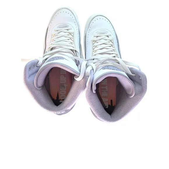 Air Jordan 2 Retro High Mens Athletic Shoes Size 14 White Cement DR8884-100