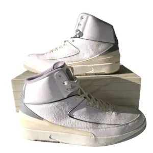 Air Jordan 2 Retro High Mens Athletic Shoes Size 14 White Cement DR8884-100