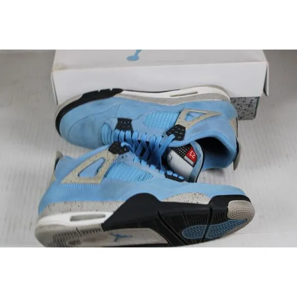 Air Jordan 4 CT8527-400 College Blue Retro Basketball Shoes size 11, W/ box