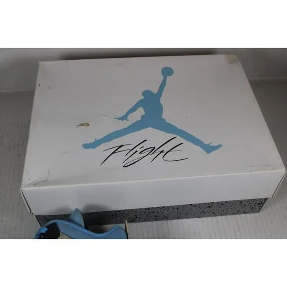 Air Jordan 4 CT8527-400 College Blue Retro Basketball Shoes size 11, W/ box