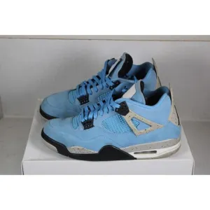 Air Jordan 4 CT8527-400 College Blue Retro Basketball Shoes size 11, W/ box