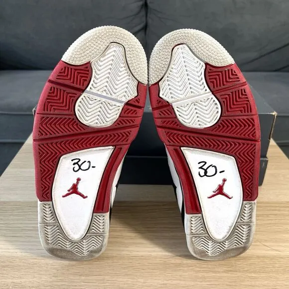 Air Jordan 4 Retro 2012 OG &quot;Fire Red&quot; DC7770-160 Basketball Sneaker Men's Sz 8