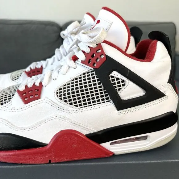 Air Jordan 4 Retro 2012 OG &quot;Fire Red&quot; DC7770-160 Basketball Sneaker Men's Sz 8