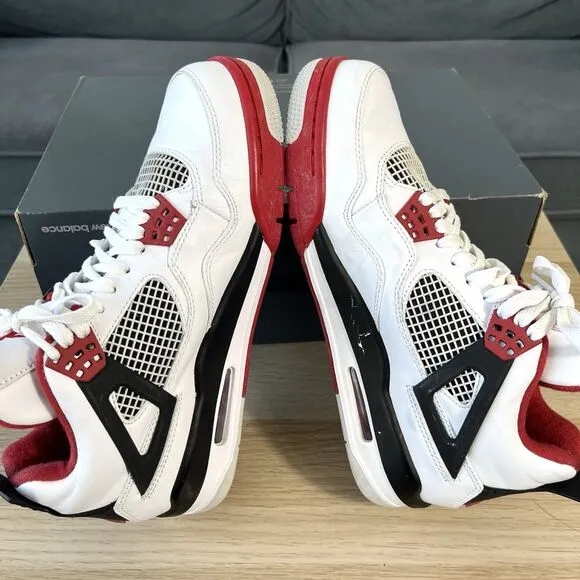 Air Jordan 4 Retro 2012 OG &quot;Fire Red&quot; DC7770-160 Basketball Sneaker Men's Sz 8