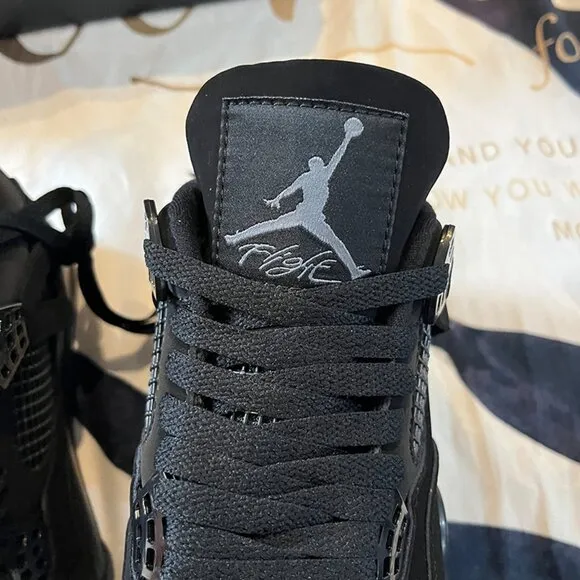 Air Jordan 4 Retro Black Cat Basketball Shoes