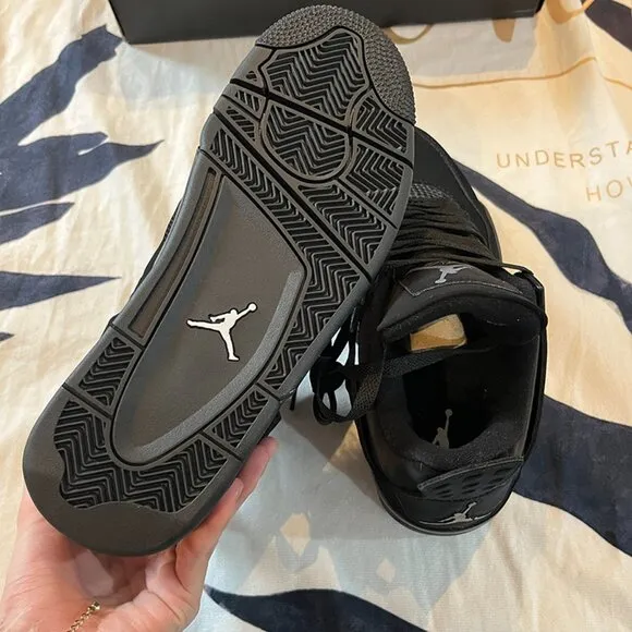 Air Jordan 4 Retro Black Cat Basketball Shoes