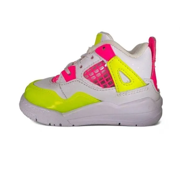 Air Jordan 4 Retro SE PS 'Lemon Venom' CV7807-100 Infant 5C
