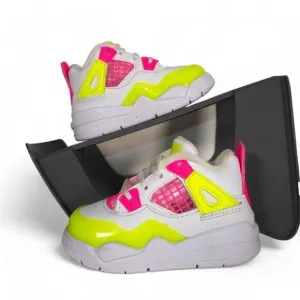 Air Jordan 4 Retro SE PS 'Lemon Venom' CV7807-100 Infant 5C