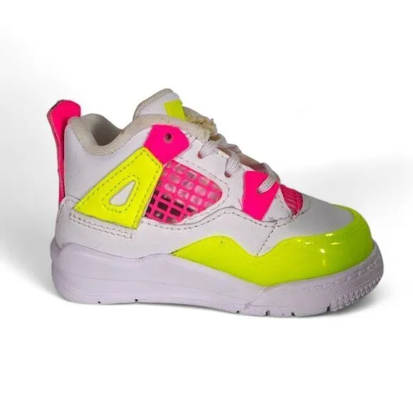 Air Jordan 4 Retro SE PS 'Lemon Venom' CV7807-100 Infant 5C