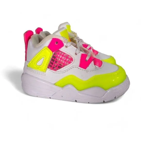 Air Jordan 4 Retro SE PS 'Lemon Venom' CV7807-100 Infant 5C