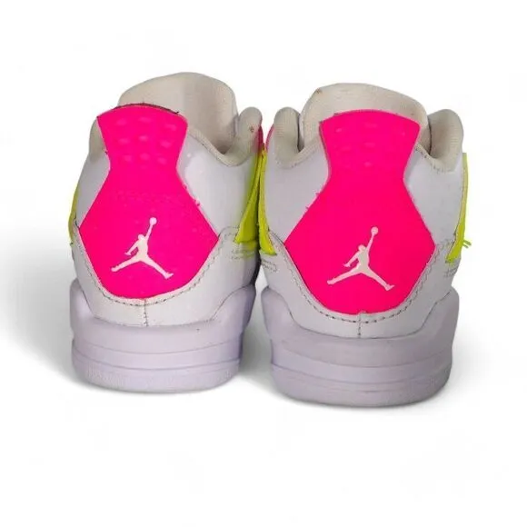 Air Jordan 4 Retro SE PS 'Lemon Venom' CV7807-100 Infant 5C