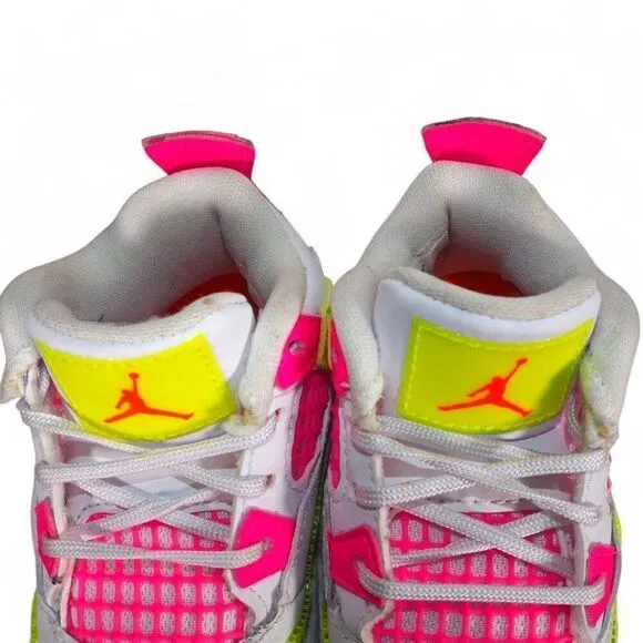 Air Jordan 4 Retro SE PS 'Lemon Venom' CV7807-100 Infant 5C