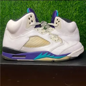 Air Jordan 5 V Retro Grape 2013 White