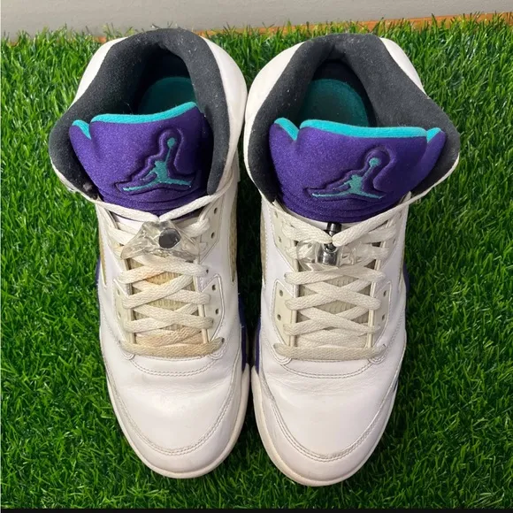 Air Jordan 5 V Retro Grape 2013 White