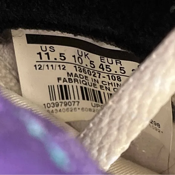 Air Jordan 5 V Retro Grape 2013 White