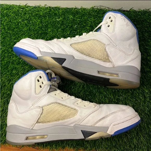 Air Jordan 5 V Retro Stealth 2.0 2021 White Blue Grey