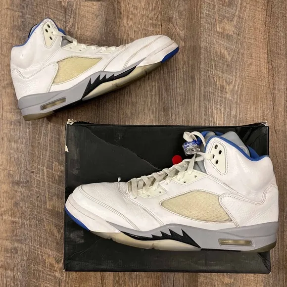 Air Jordan 5 V Retro Stealth 2.0 2021 White Blue Grey