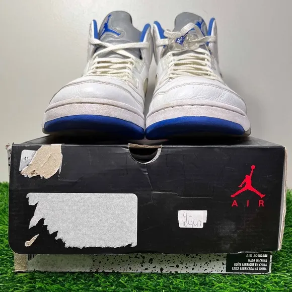 Air Jordan 5 V Retro Stealth 2.0 2021 White Blue Grey