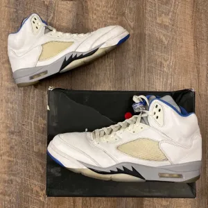 Air Jordan 5 V Retro Stealth 2.0 2021 White Blue Grey