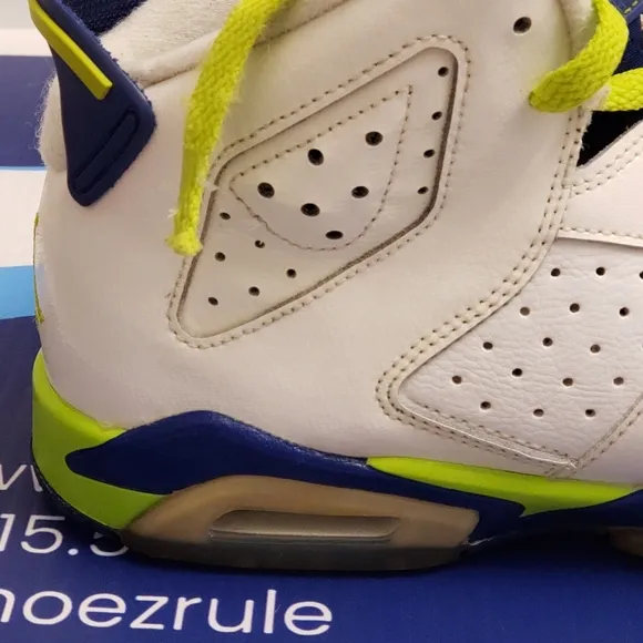 Air Jordan 6 Retro Fierce Green Kids 7y