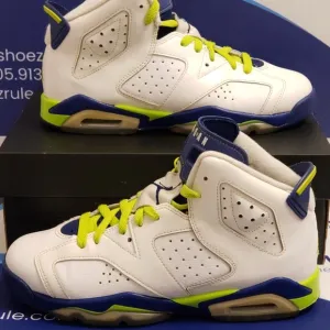 Air Jordan 6 Retro Fierce Green Kids 7y
