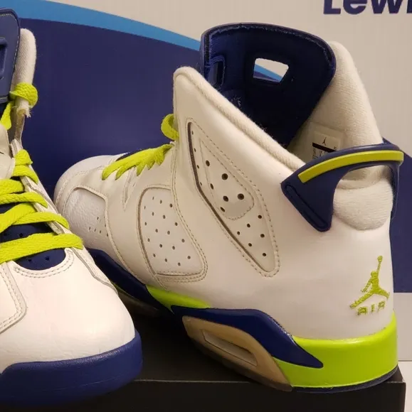 Air Jordan 6 Retro Fierce Green Kids 7y