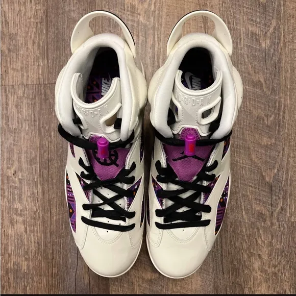 Air Jordan 6 VI Retro Quai 54 Purple Sail