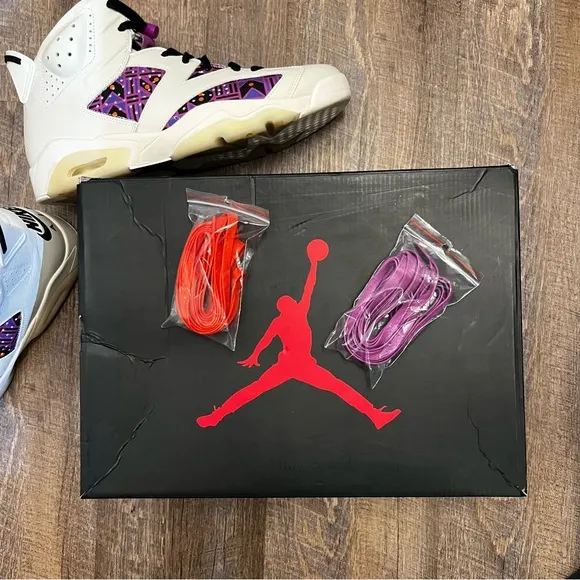 Air Jordan 6 VI Retro Quai 54 Purple Sail