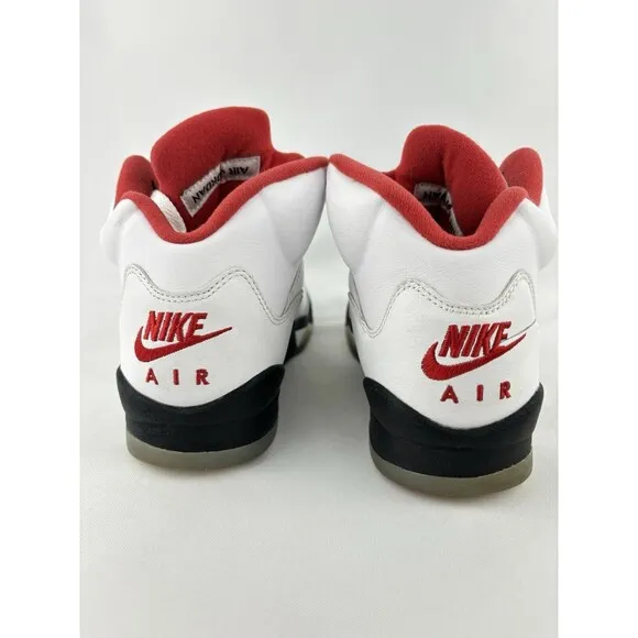 Air Jordan (GS) 5 Retro &quot;FIRE RED&quot; 2020 - Size 6Y - 440888 102 (6076-4) Shoes