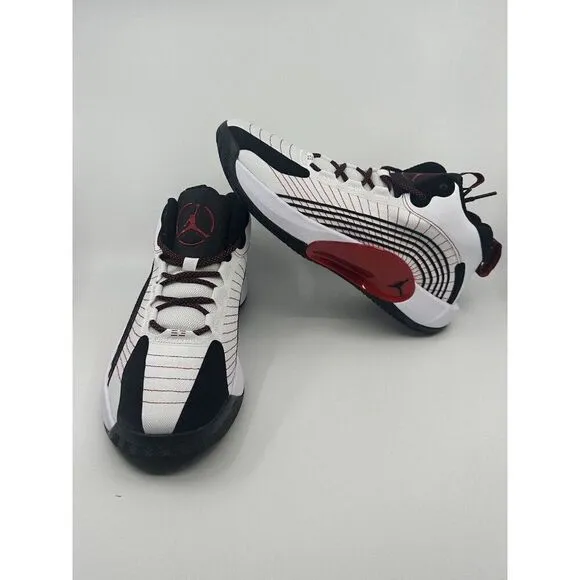 Air Jordan Jumpman 2021 White University Red Black CQ4021-100 Mens Size 11.5
