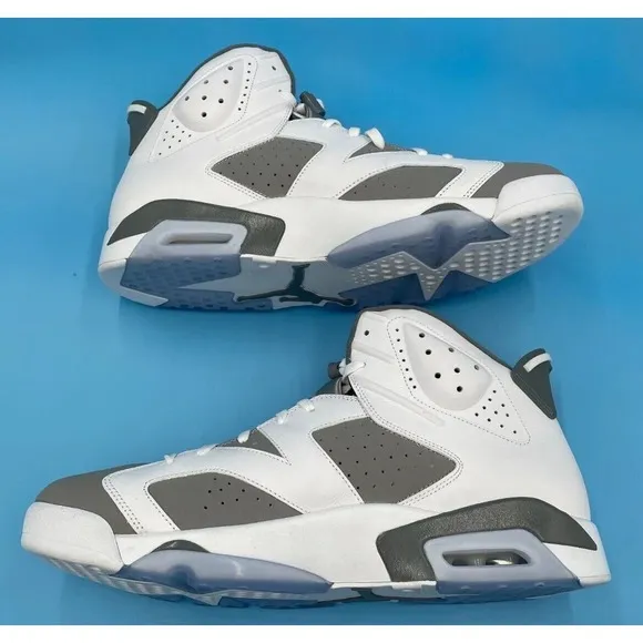 Air Jordan Nike RETRO NBA Shoes White Gray CT8529 Mens 17 NEW Unworn Fast Ship