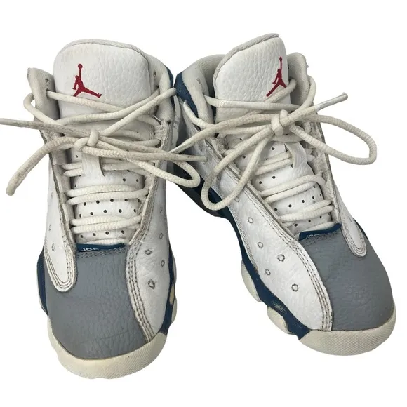 Air Jordan Retro 13 XIII‎ PS French Blue White Boys size 12C