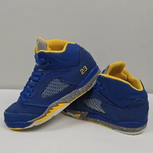 Air Jordan Retro 5 Laney Royal basketball shoes