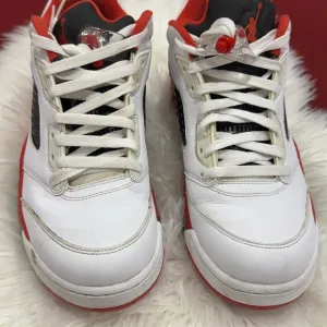 Air Jordan Retro 5 Low Fire Red GS Size  10.5