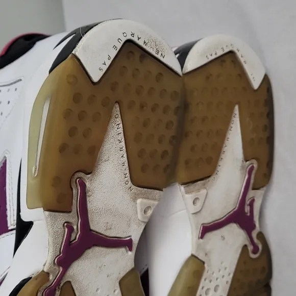Air Jordan retro 6 grapes athletic shoes